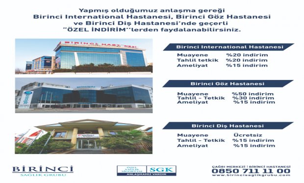 CORONO SALGIN İÇİN HASTANE HİZMETLERİMİZ 2020