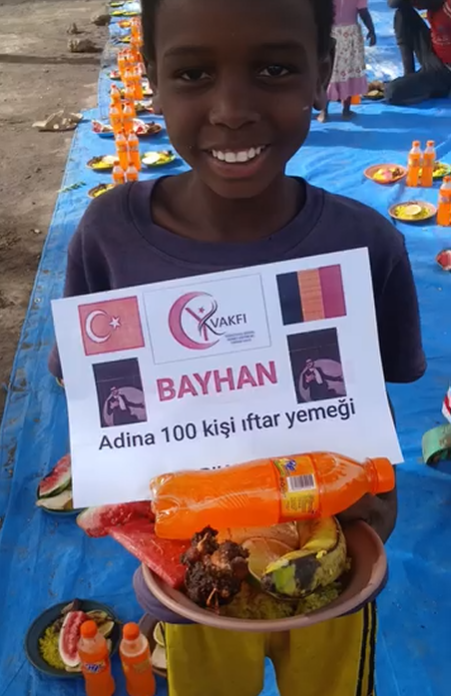 Bayhan adına 100 kişilik yemek organizasyonu